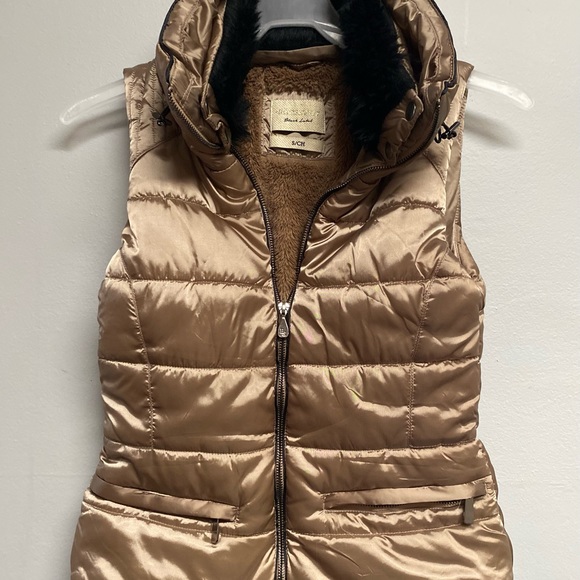 Roosevelt Black Label Faux Fur Collar Vest Sm - Picture 1 of 5